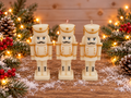 🎄 Handmade Christmas Nutcracker Candle – Festive Decorative Candle | Cristina Craft