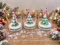 🎄 Handmade Christmas Tree Candle in Glass – Festive Christmas Gift