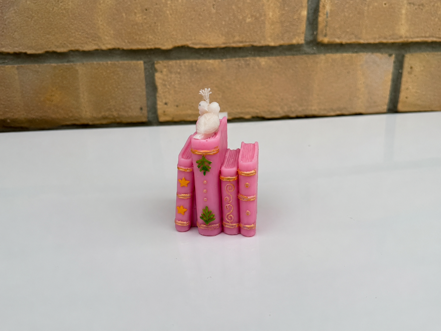 Mini Library Candle – Handmade Book Lover Gift