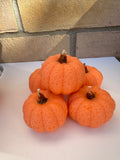 Handmade Pumpkin Candle – Autumn Decorative Candle
