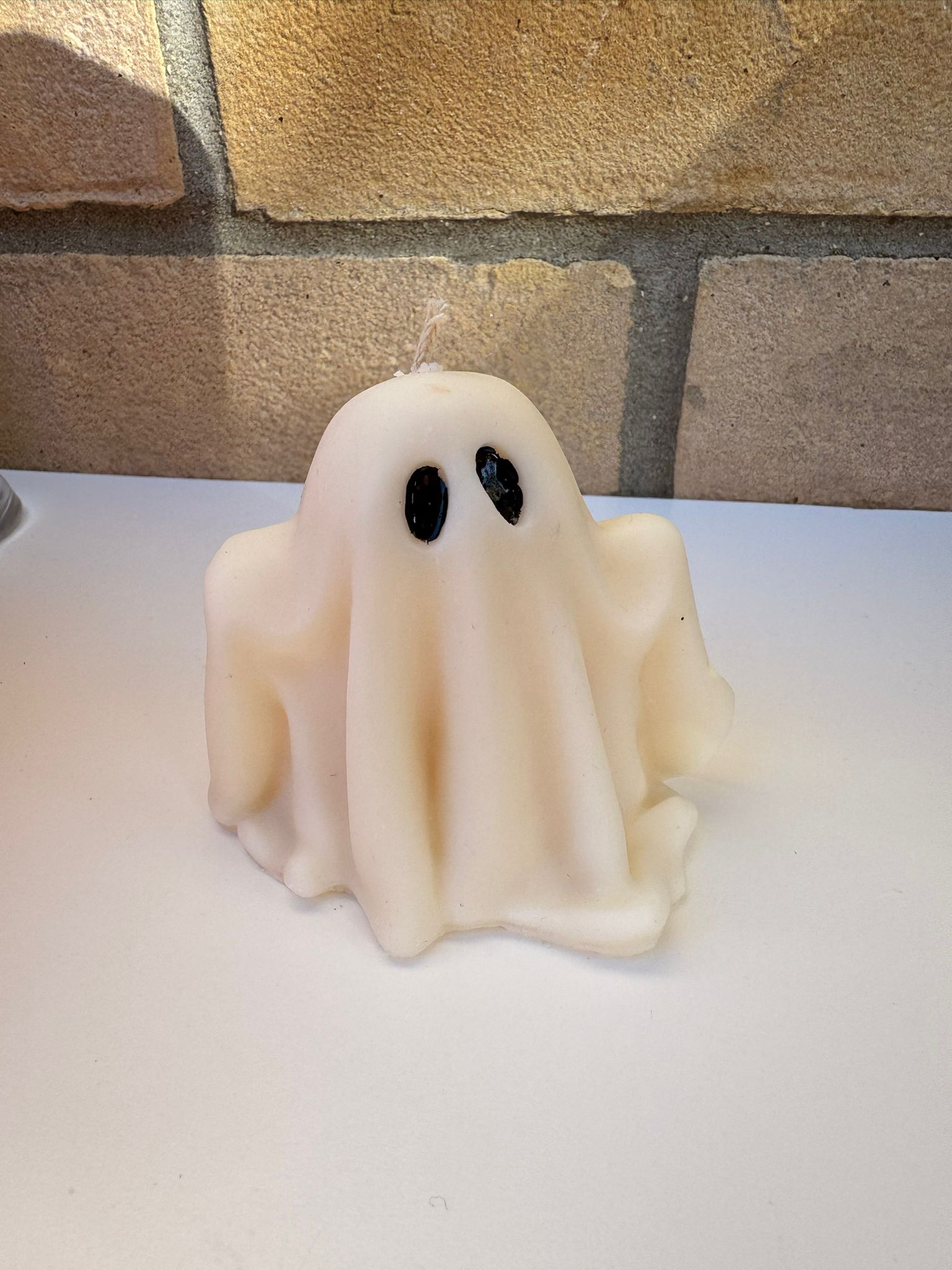 Cute Ghost Candle – Handmade Halloween Decorative Candle
