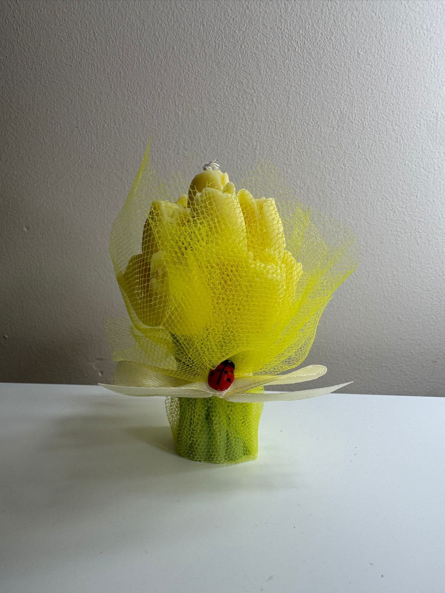 🌷 Red Tulip Candle Bouquet – Handmade Romantic Soy Wax Gift