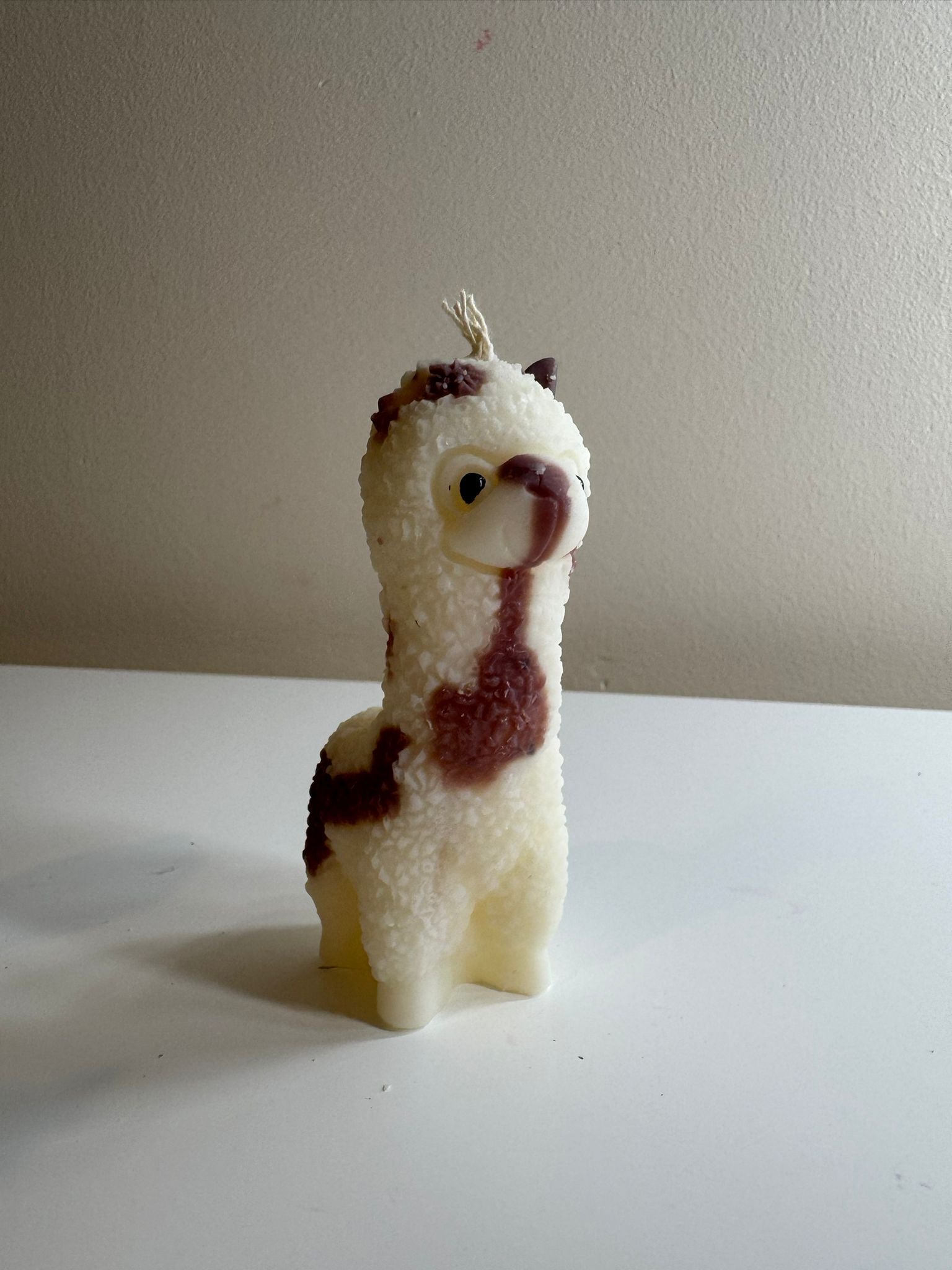 🕯️ Cute Alpaca Soy Wax Candle – Handmade Aesthetic Gift