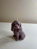 🕯️ Elegant Puppy Candle – Handmade Soy Wax Candle