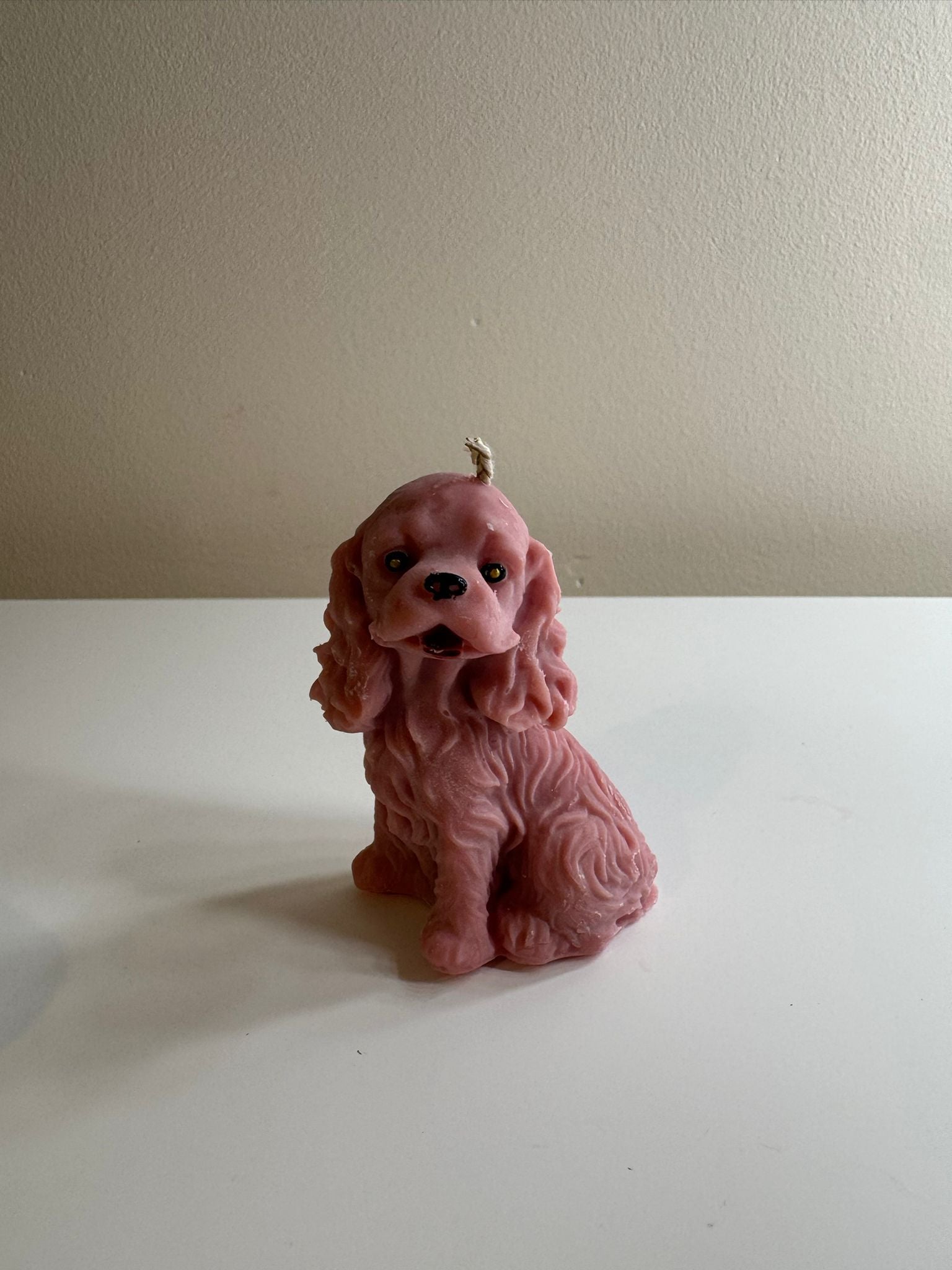🕯️ Elegant Puppy Candle – Handmade Soy Wax Candle
