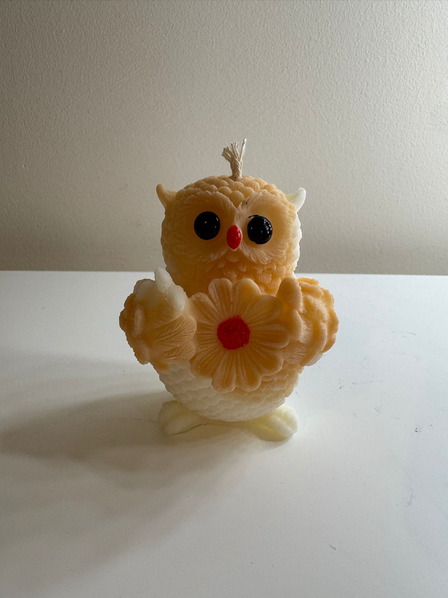 🕯️ Cute Owl Soy Wax Candle – Handmade Decor Gift