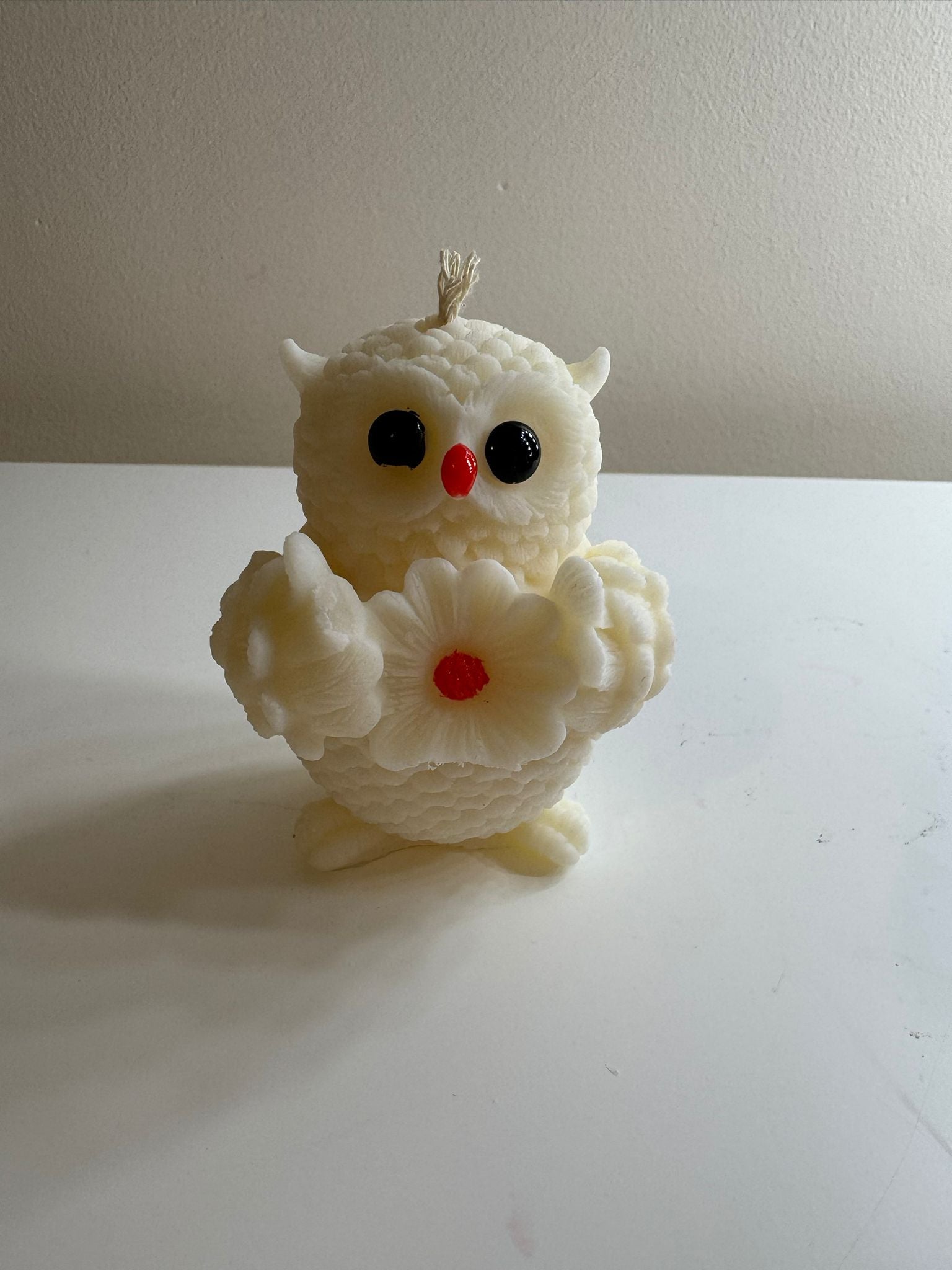 🕯️ Cute Owl Soy Wax Candle – Handmade Decor Gift