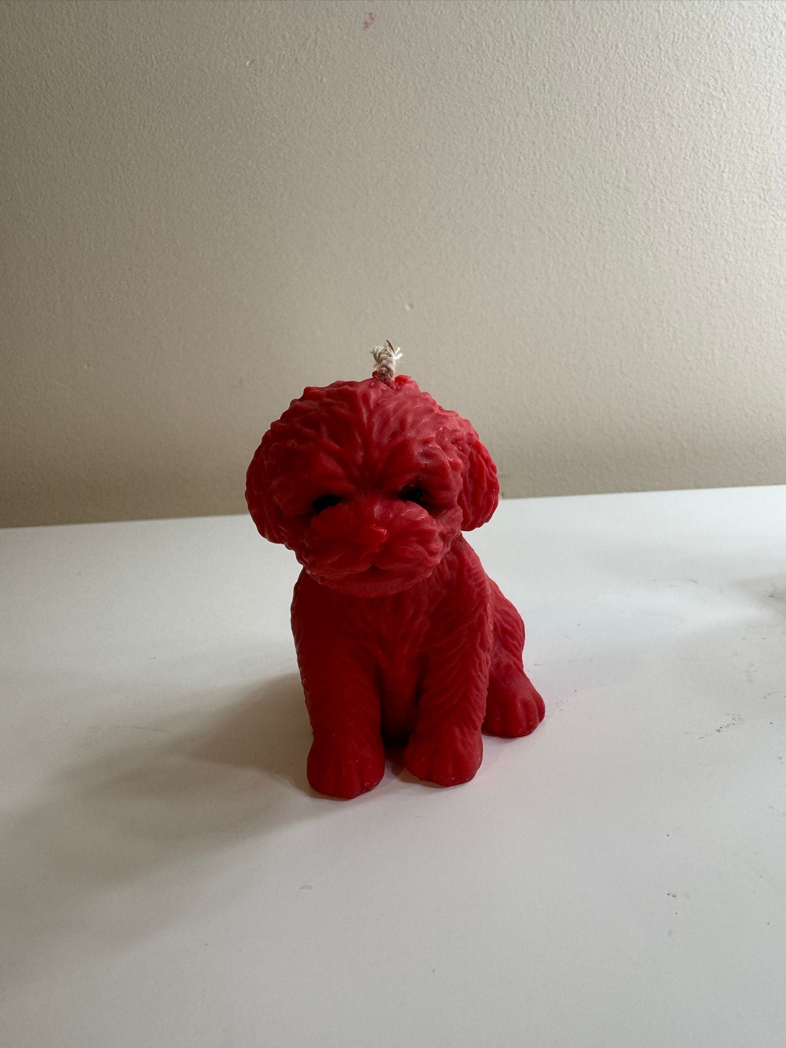 🕯️ Cute Puppy Candle – Handmade Soy Wax Candle