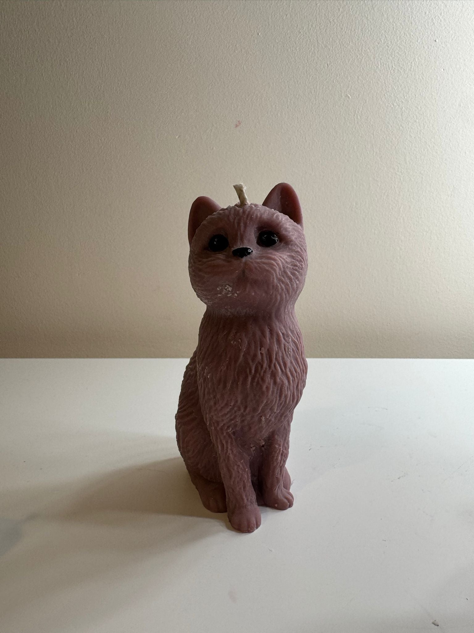 🐱🕯️ Elegant Cat Candle – Handmade Soy Wax