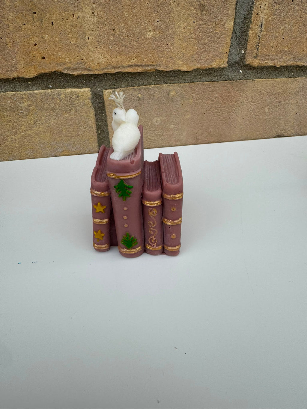 Mini Library Candle – Handmade Book Lover Gift