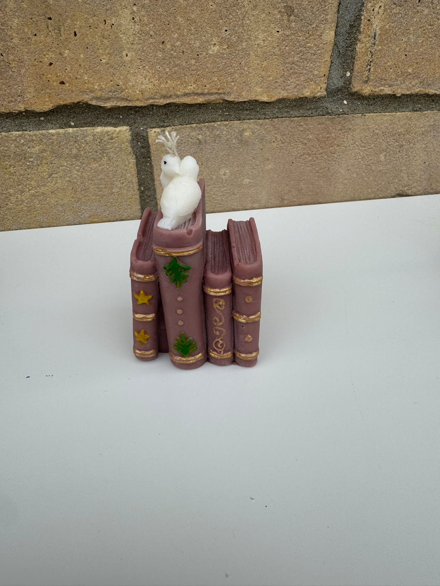 Mini Library Candle – Handmade Book Lover Gift