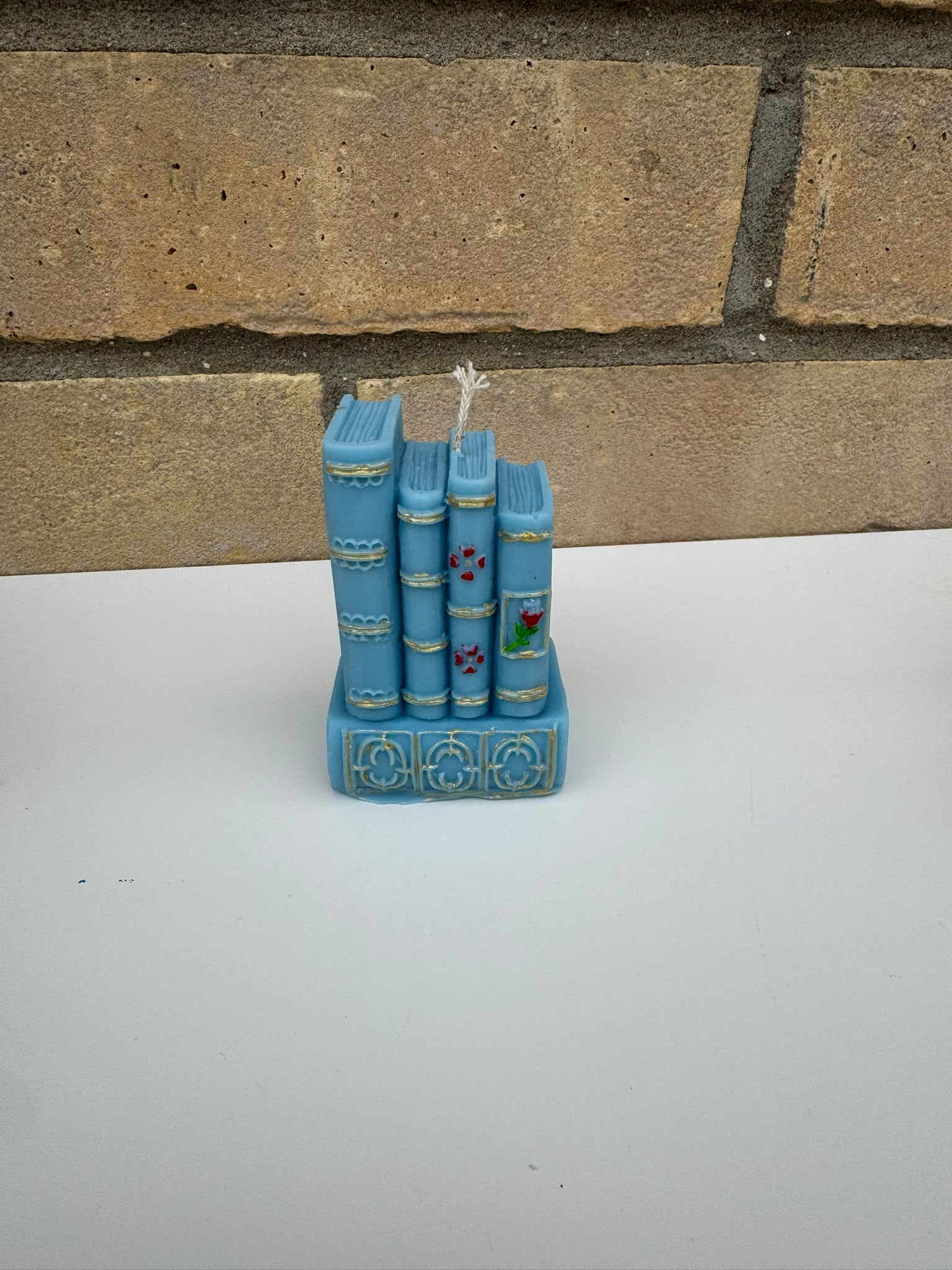 Mini Library Candle – Handmade Book Lover Gift