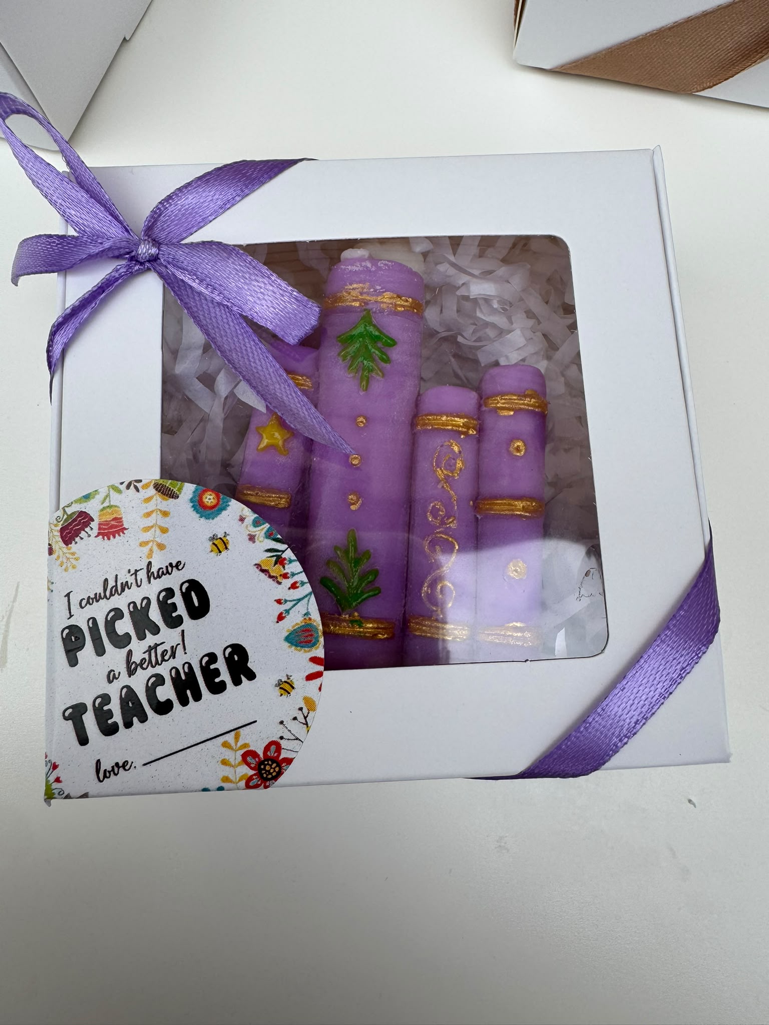 Mini Library Candle – Handmade Book Lover Gift