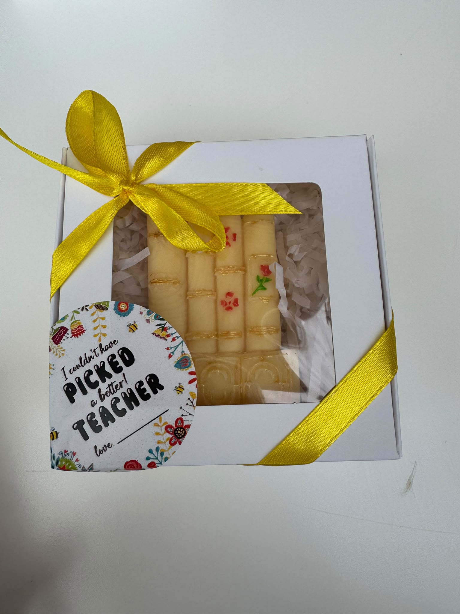 Mini Library Candle – Handmade Book Lover Gift