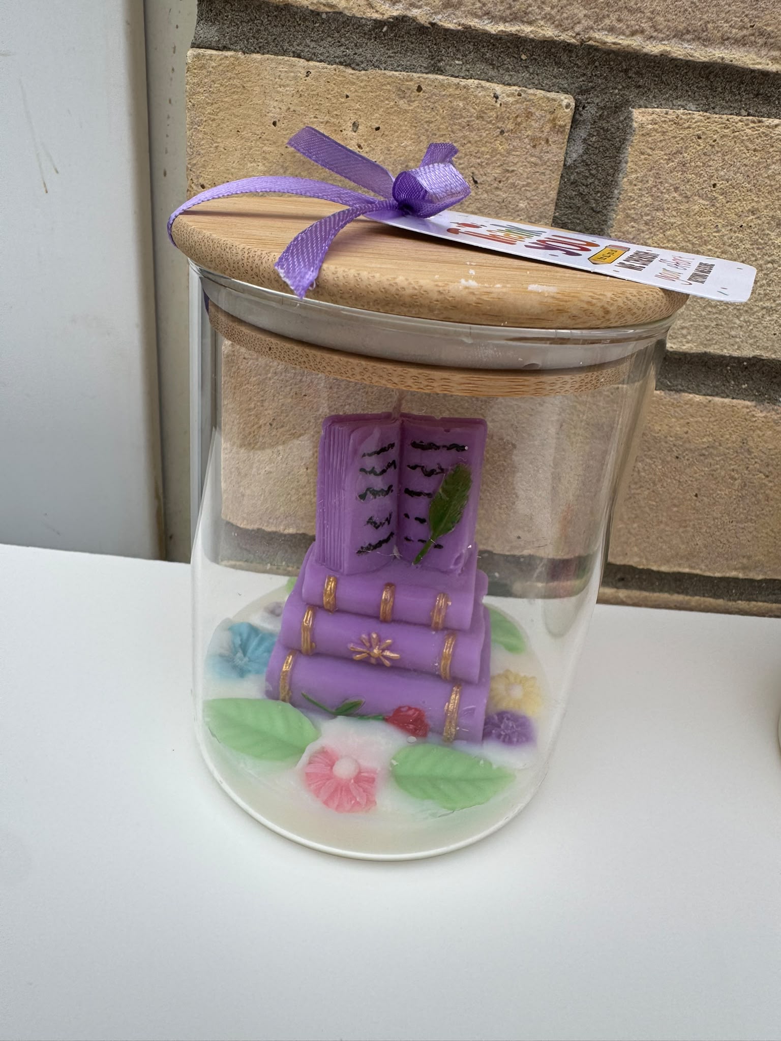 Teacher Appreciation Candle – Books Collection