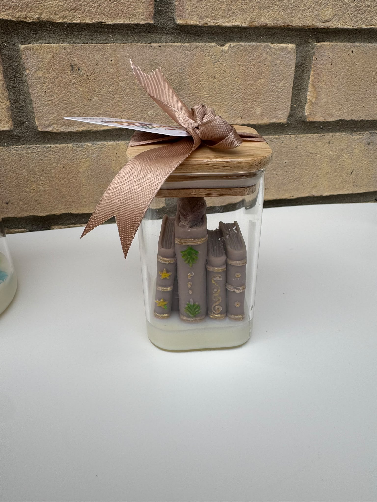 Mini Library Candle Gift – Handmade Decorative Candle