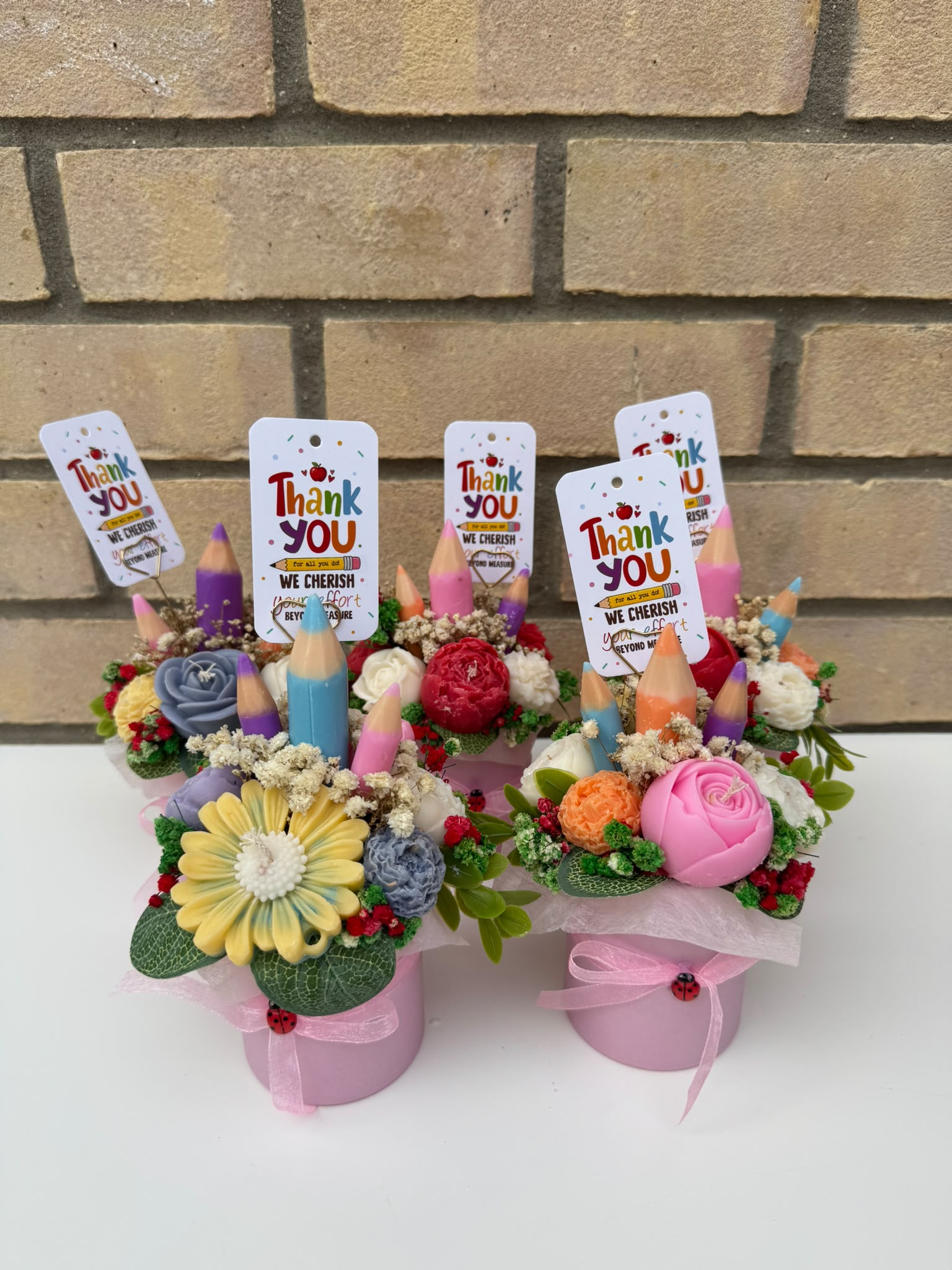 Teacher Appreciation Pencil Bouquet – Handmade Thank You Gift