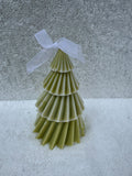 🎄 Handmade Christmas Tree Candle – Elegant Festive Candle | Cristina Craft