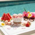 Fundal poolside vară
