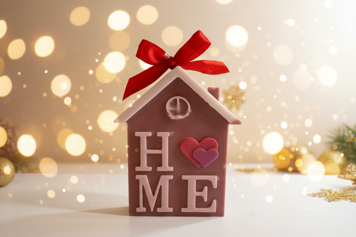 HOME candle gift background