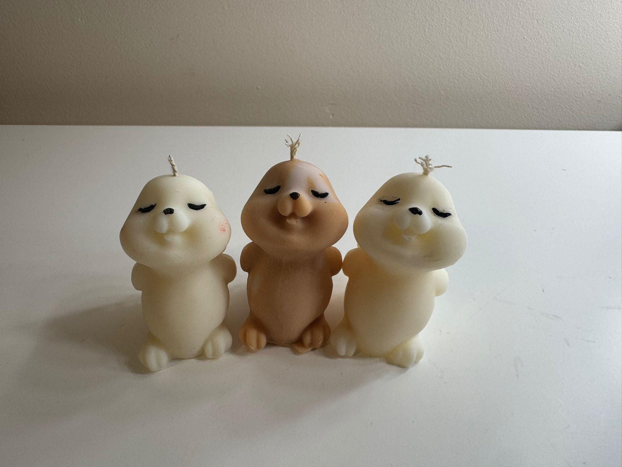 Cute Bunny Candle – Handmade Soy Wax Rabbit