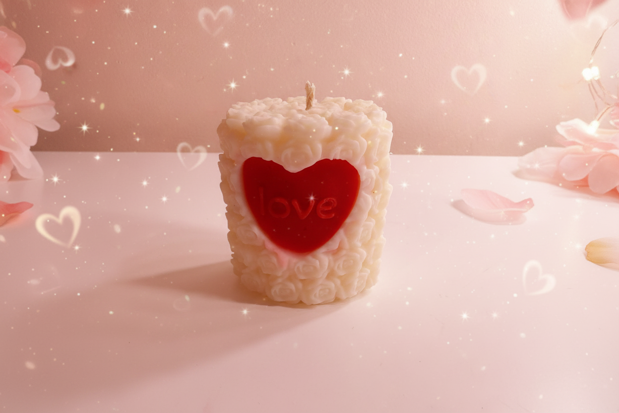LOVE candle romantic background