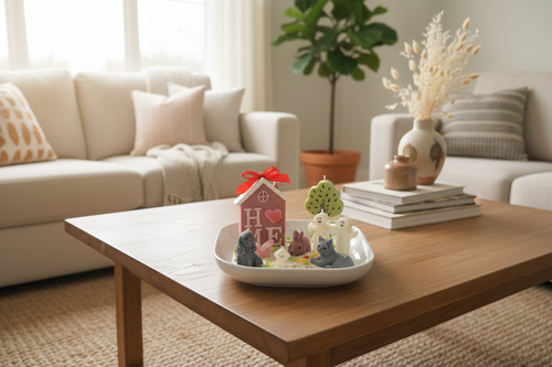 Product in cozy lifestyle setting